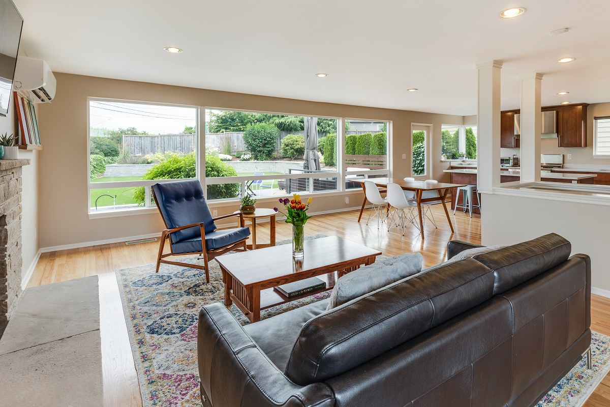 open floor plan